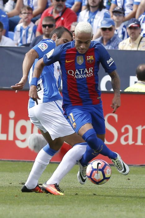 Imagen del partido disputado entre el Leganés y el Barcelona.