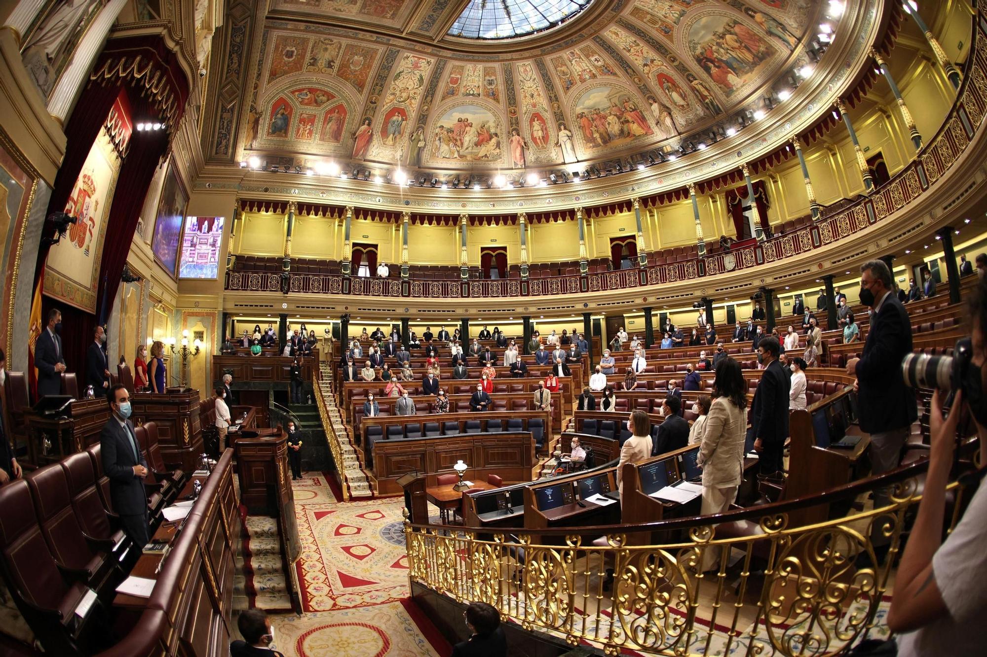 Una vista del Congreso de los Diputados.
