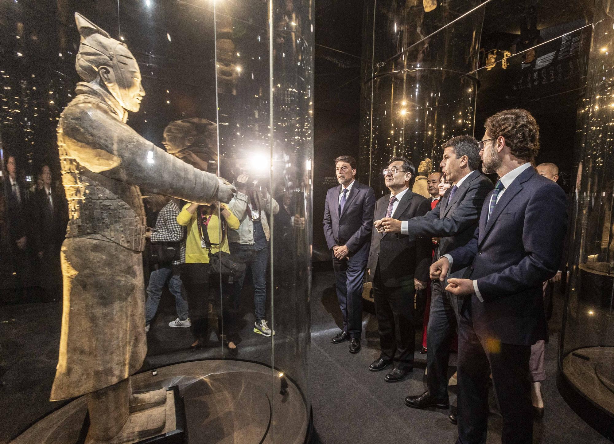 La inauguración de la exposición El legado de las dinastías Qin y Han. Los guerreros de Xian