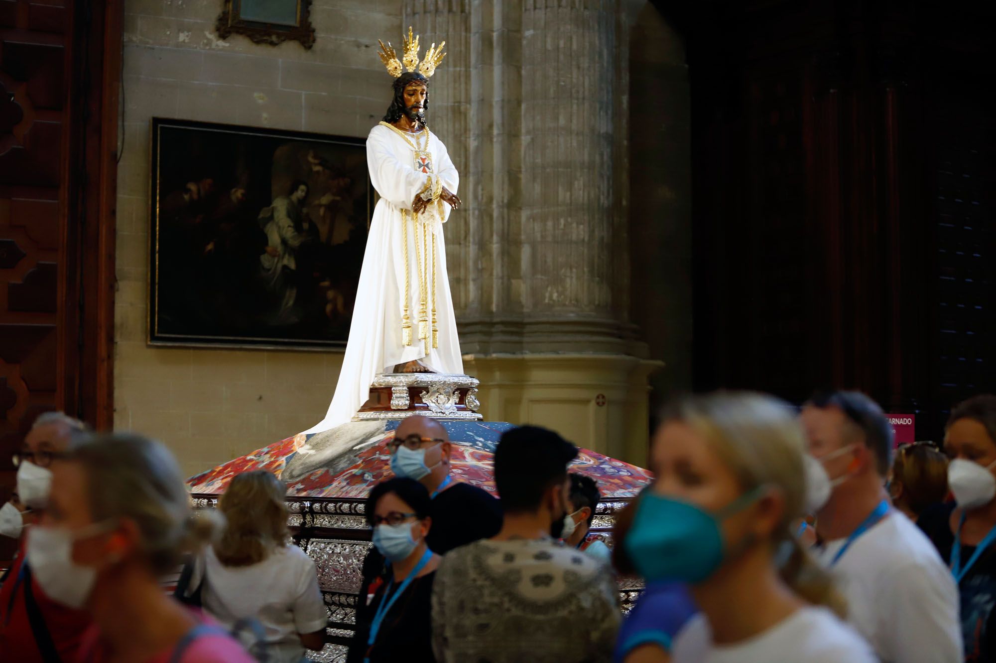 Las imágenes de la exposición 'El Verbo Encarnado' en la Catedral de Málaga
