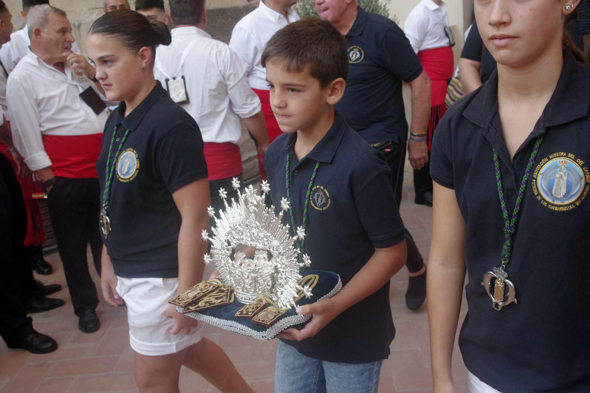 La procesión de la Virgen del Carmen Coronada de El Perchel, en imágenes