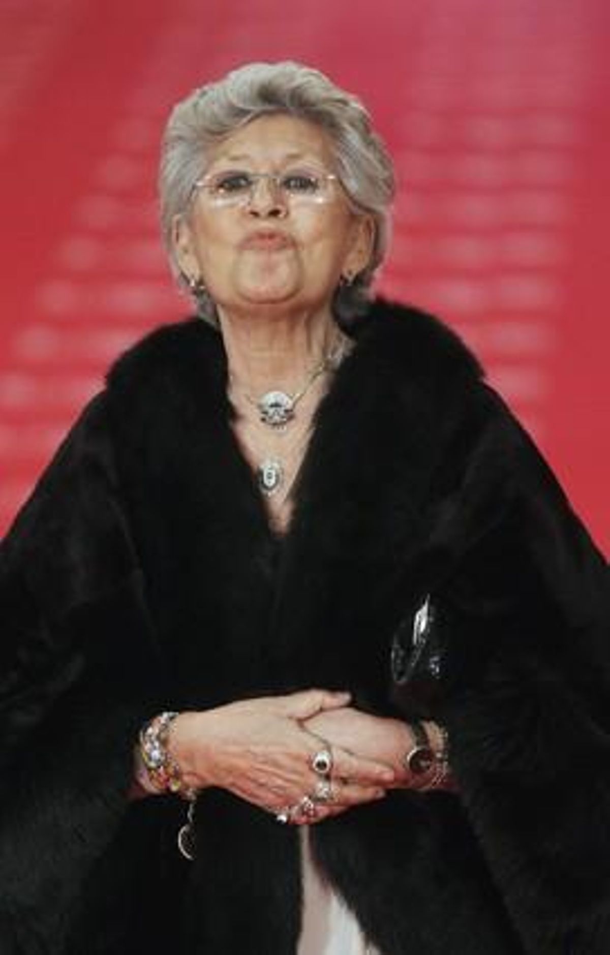 La veterana actriu Pilar Bardem, a l’arribar a la cerimònia.