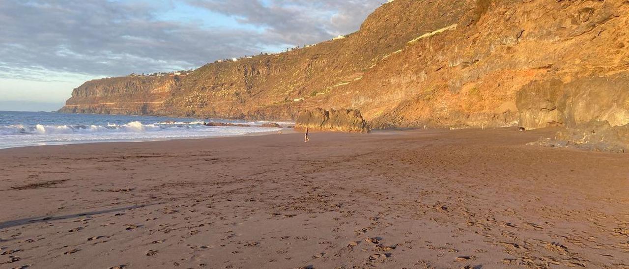 La playa de Los Patos, en La Orotava