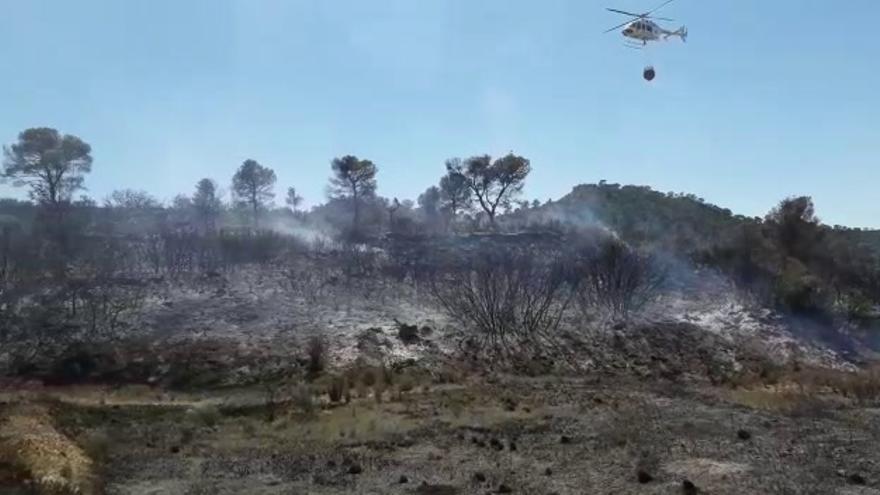 Incendio en Maella