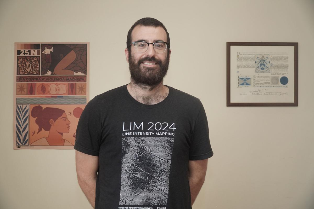 Uno de los organizadores del congreso y científico del Instituto de Física de Cantabria, José Luis Bernal.