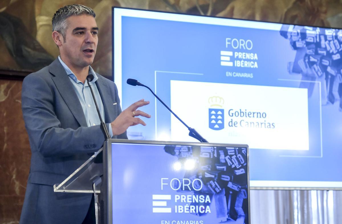Foro 'El nuevo marco financiero purianual y sus implicaciones para Canarias', organizado por Editorial Prensa Ibérica