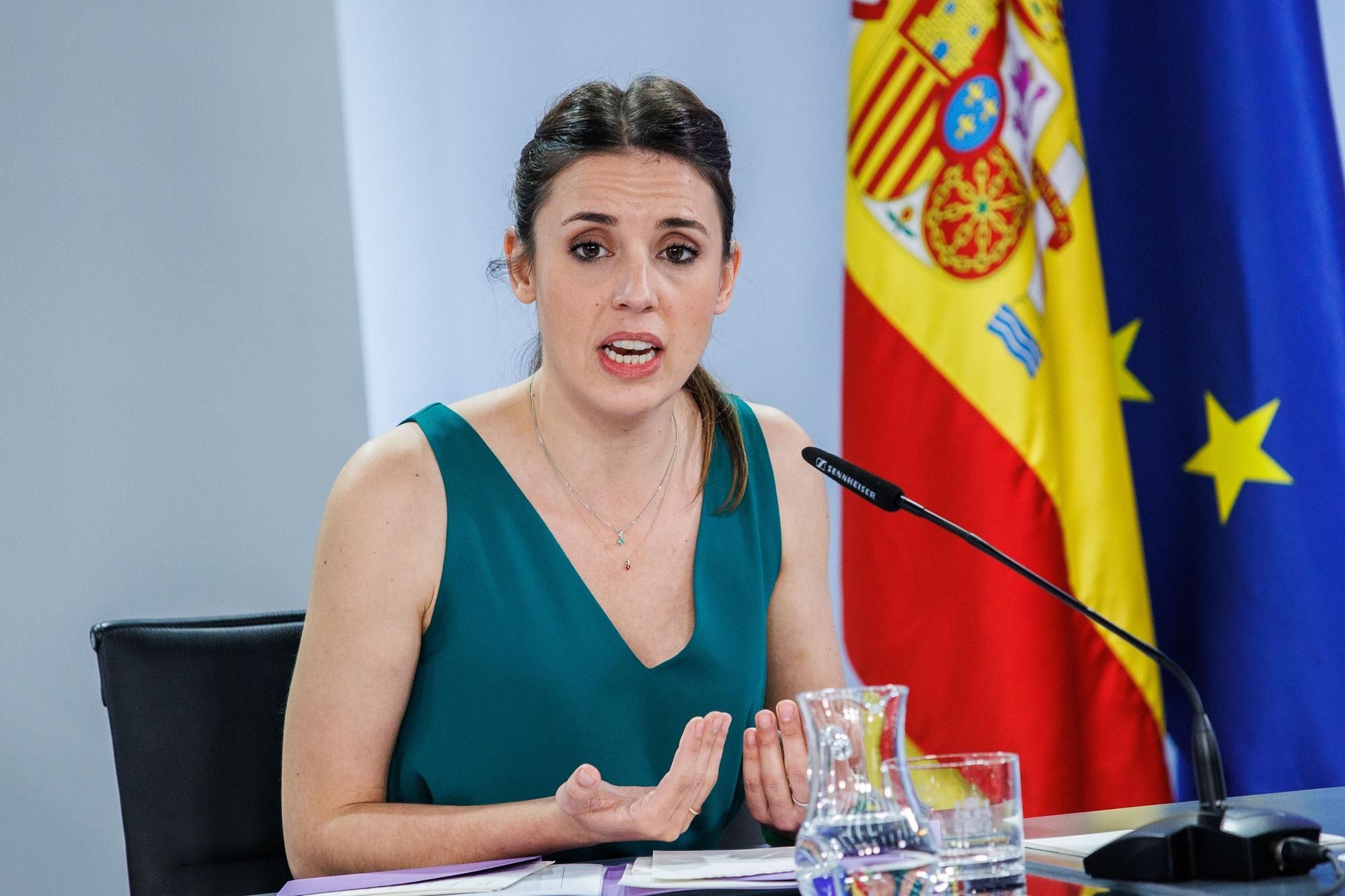 La ministra de Igualdad, Irene Montero.