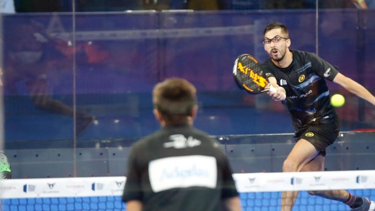 Francisco Manuel Gil, en el último torneo internacional de pádel celebrado en Córdoba.