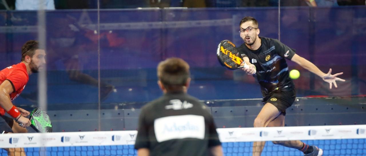 Francisco Manuel Gil, en el último torneo internacional de pádel celebrado en Córdoba.