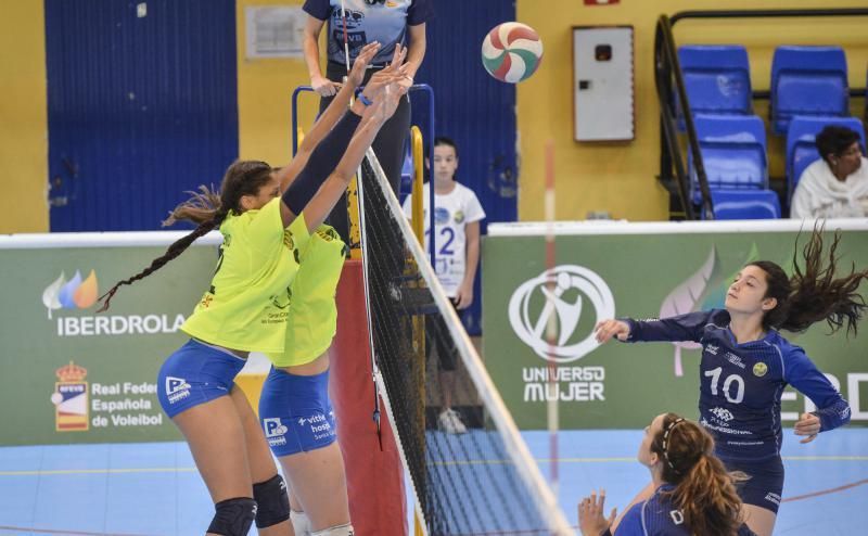 03/11/2018 LAS PALMAS DE GRAN CANARIA. Voley femenino, IBSA CV CCO 7 Palmas - Feel Volley Alcobendas FOTO: J. PÉREZ CURBELO  | 03/11/2018 | Fotógrafo: José Pérez Curbelo