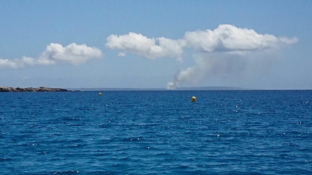 Incendio en Formentera