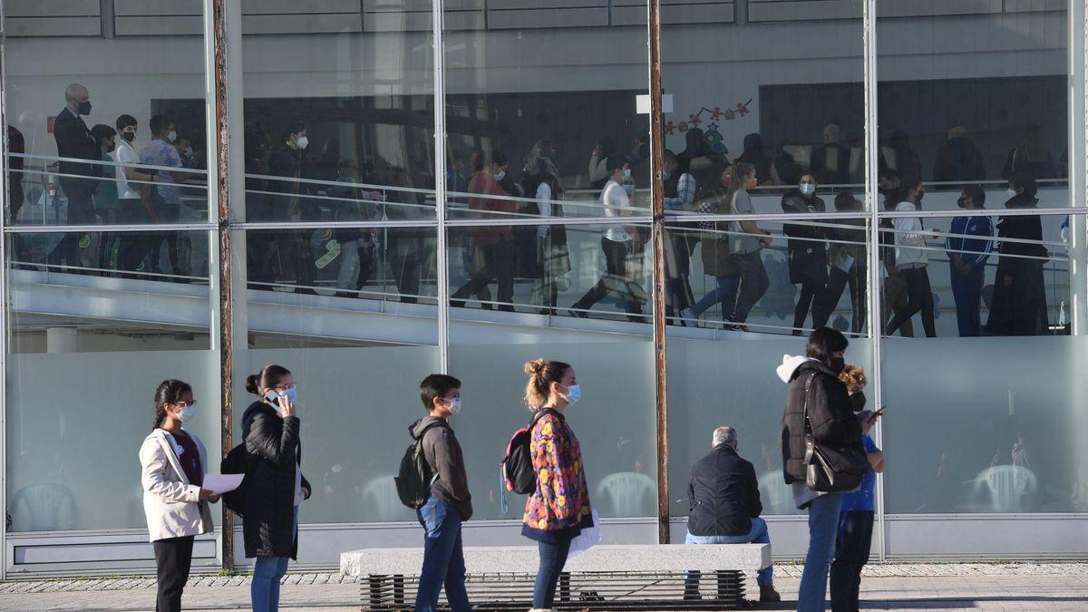 Vacunación infantil en Expocoruña.