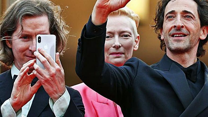 Anderson, Swinton i Brody, ahir | REUTERS/JOHANNA GERON