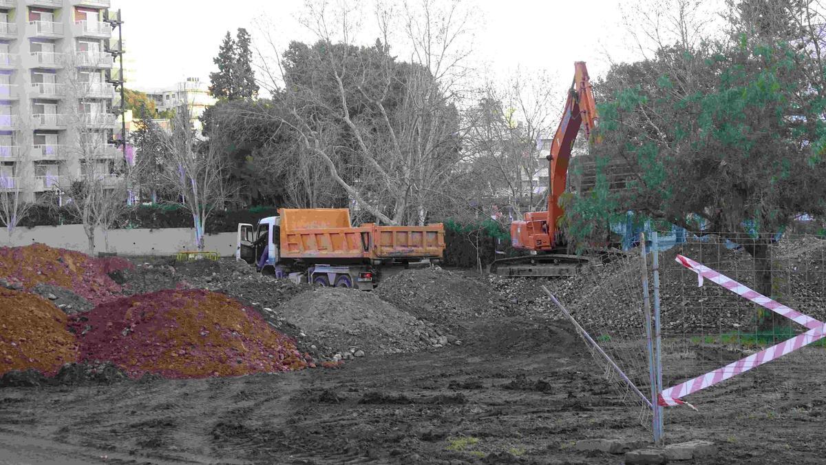 Las obras que se desarrollan en Palmanova.