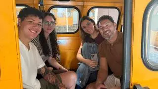 El tren minero del Ecomuseo de Samuño, en Langreo, suma 350.000 visitas desde su creación: "Los turistas se llevan un trocín de mina"