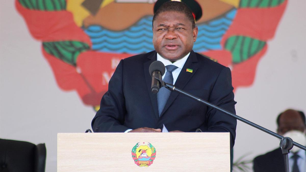 El presidente de Mozambique, Filipe Nyusi.