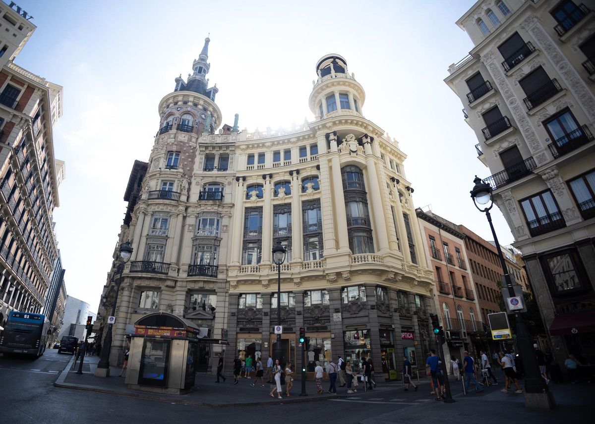 La plaza de Canalejas, en Madrid.