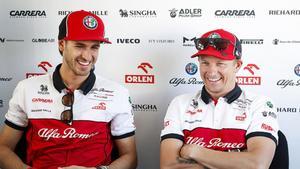 Giovinazzi y Raikkonen, juntos otra vez en 2021