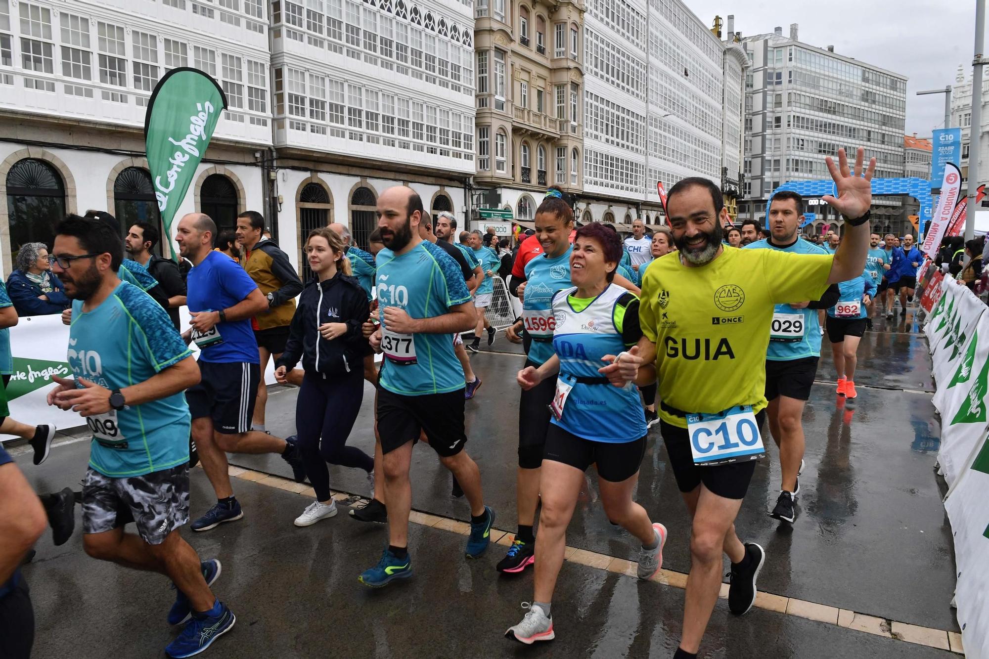 Carrera popular Coruña10: 2.186 corredores cruzaron la línea de meta