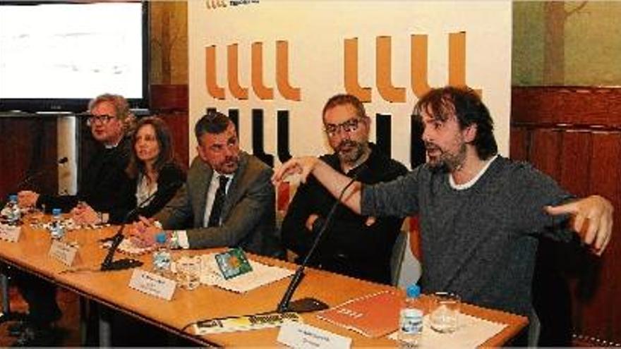 Jaume Prat i Jelena Prokopljevic, arquitectes, Santi Vila, Manuel Forcano i Isaki Lacuesta.