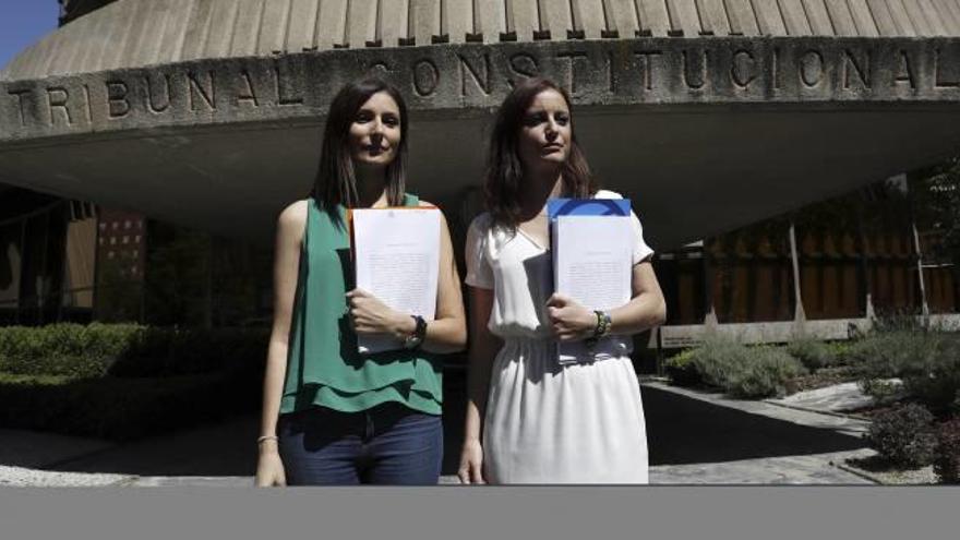 Les diputades Lorena Roldán (C&#039;s) i Andrea Levy (PPC).