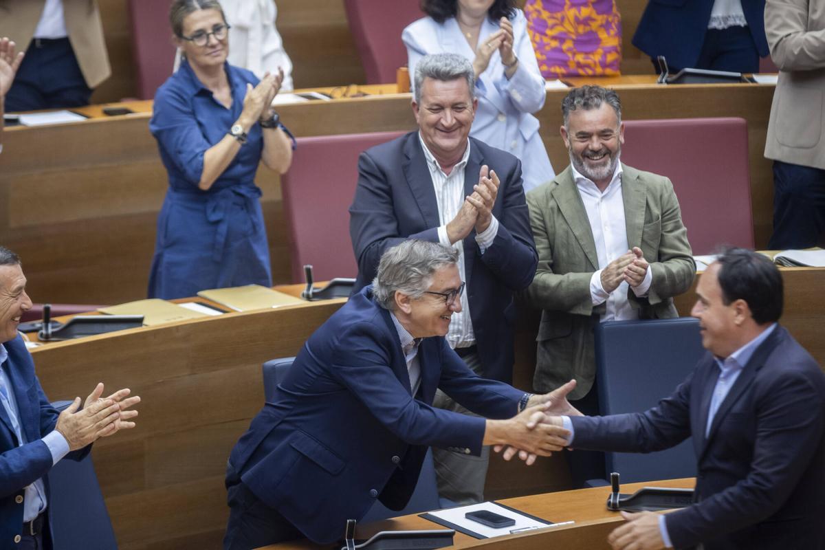 Valencia. VLC. Aprobacion de los presupuestos de PP y VOX de la Generalitat Valenciana en Les Corts, los primeros de Juanfran Perez Llorca. PP