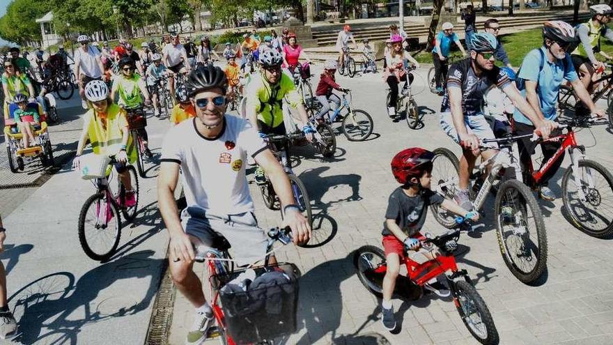 El programa Rodando de ciclismo inclusivo también participó. // R.V.