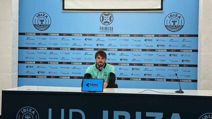 Eugeni, capitán de la UD Ibiza: «No debemos pensar en lo que ha pasado y sí en lo que podemos hacer»