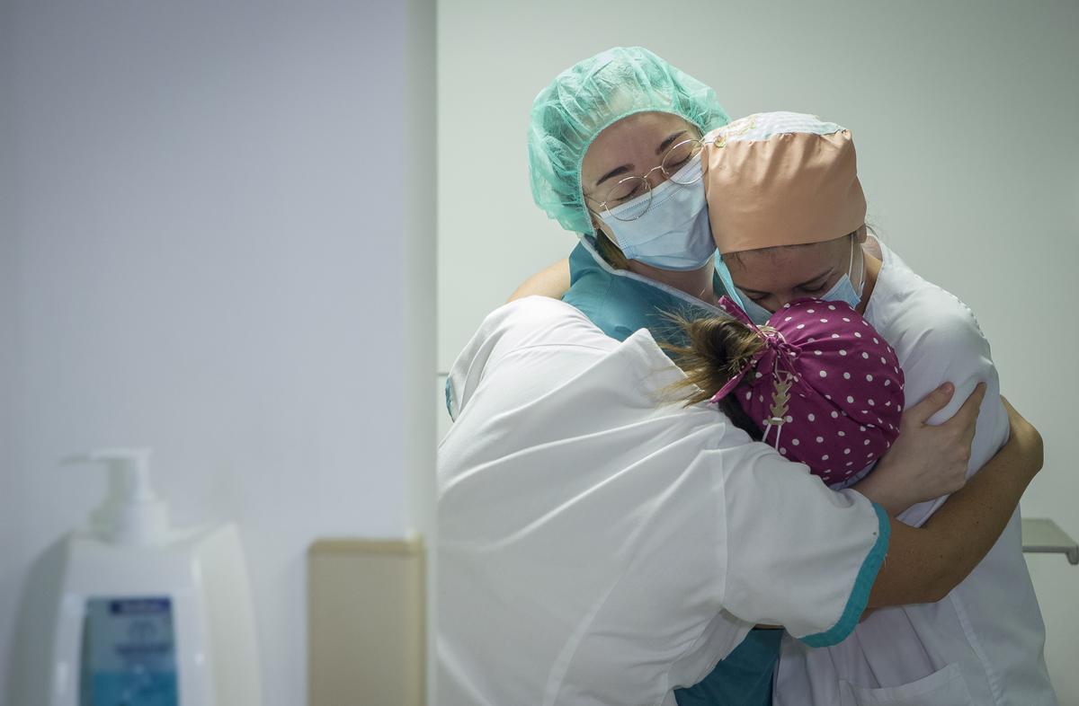 Los sanitarios, uno de los sectores más afectados durante la pandemia.