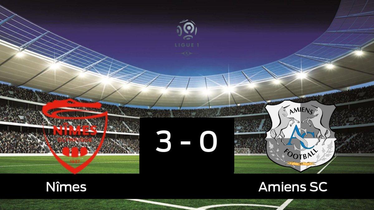 El Nîmes derrota en casa al Amiens SC por 3-0