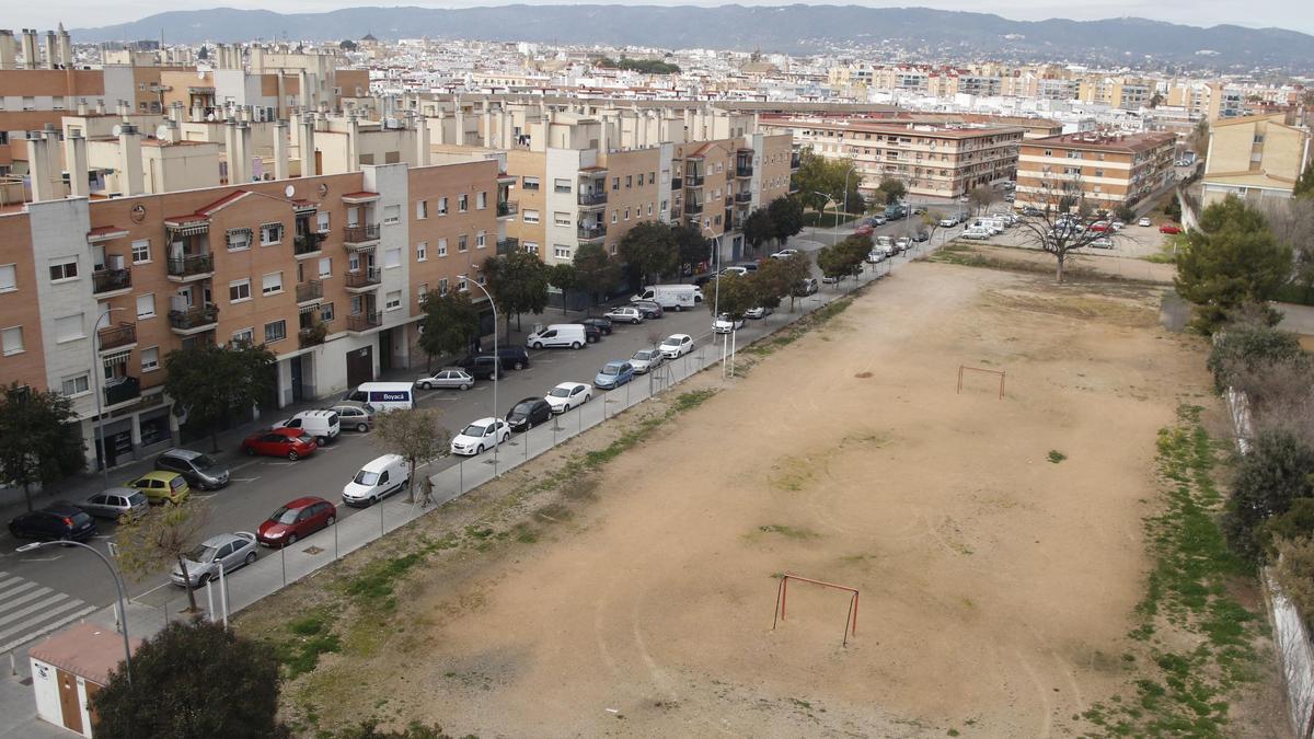 Terrenos en los que se construirá la comisaría de Policía de Levante.