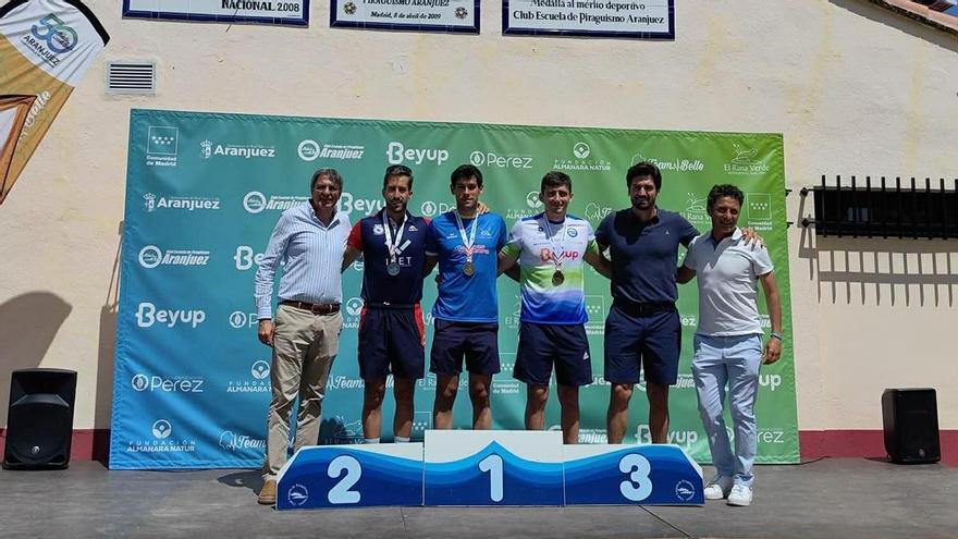 Nuevo éxito para el piragüismo asturiano: triple oro en el Campeonato de España de media maratón