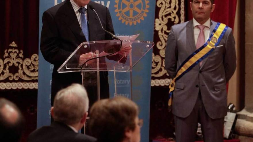 Melchor Fernández Díaz, durante su discurso.