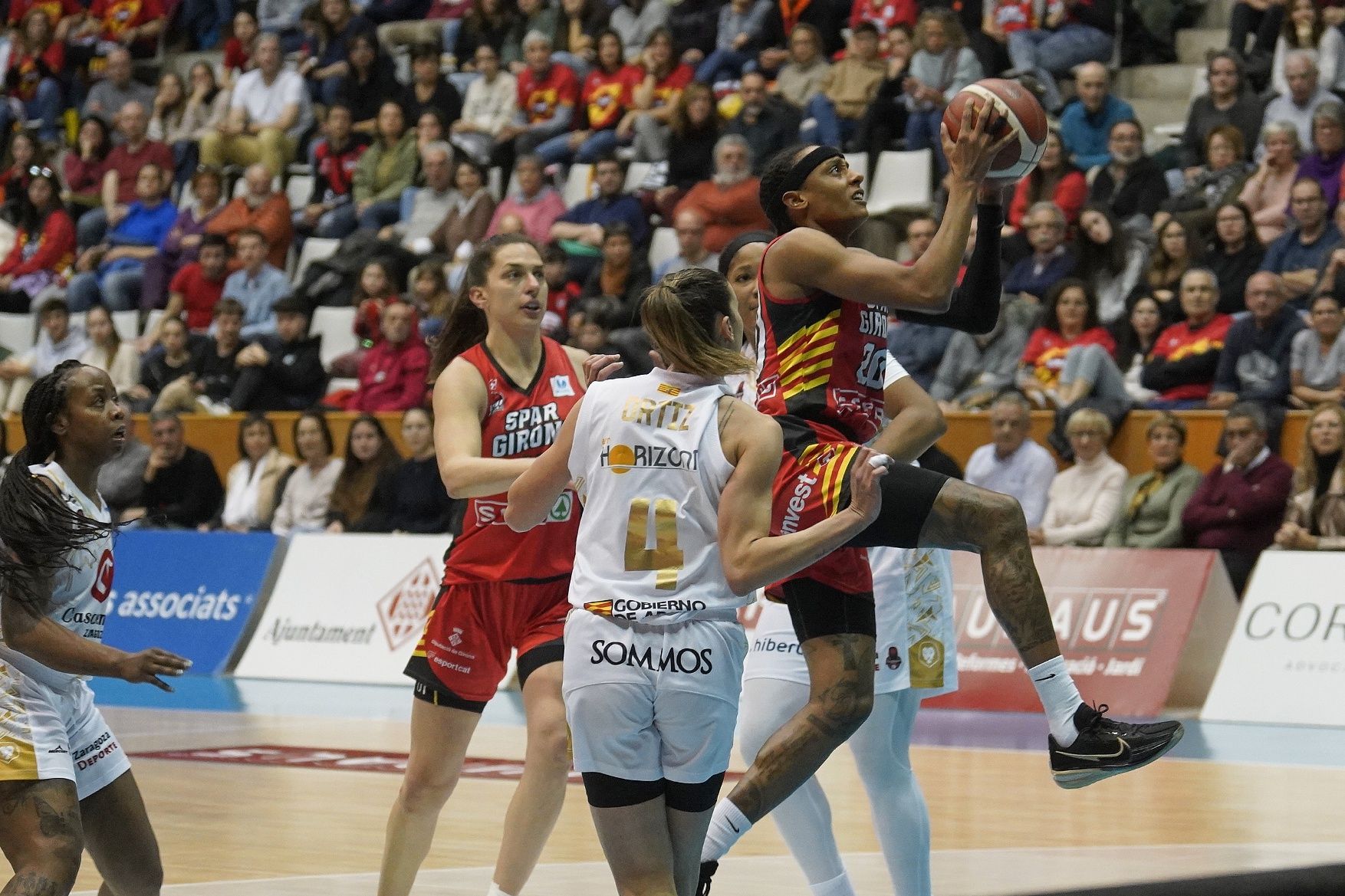 Totes les imatges del partit del Spar Girona contra el Saragossa