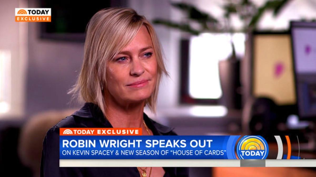 Robin Wright, en una entrevista en 'Today', programa de la cadena estadounidense NBC