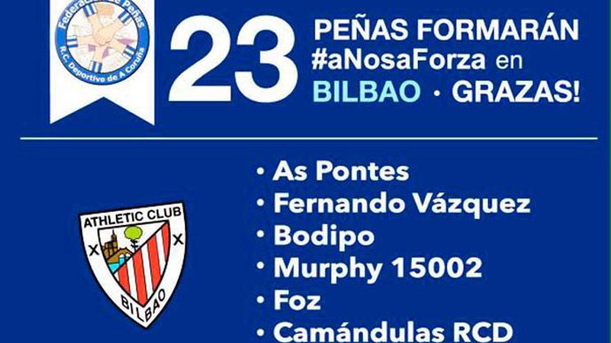 Cerca de 400 aficionados arroparán al Deportivo