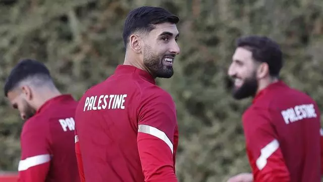 Hamed, futbolista palestino, espera "un día histórico" ante Euskadi para dar voz a su pueblo