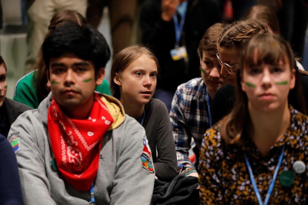 Greta Thunberg, en la Cumbre del Clima en Madrid