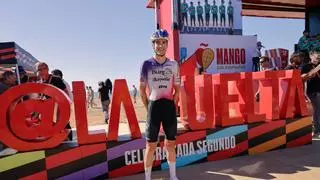 El asturiano Sinuhé Fernández, el más combativo de la Vuelta Ciclista a España: "Me he dado buenas palizas pero he disfrutado de estar adelante"