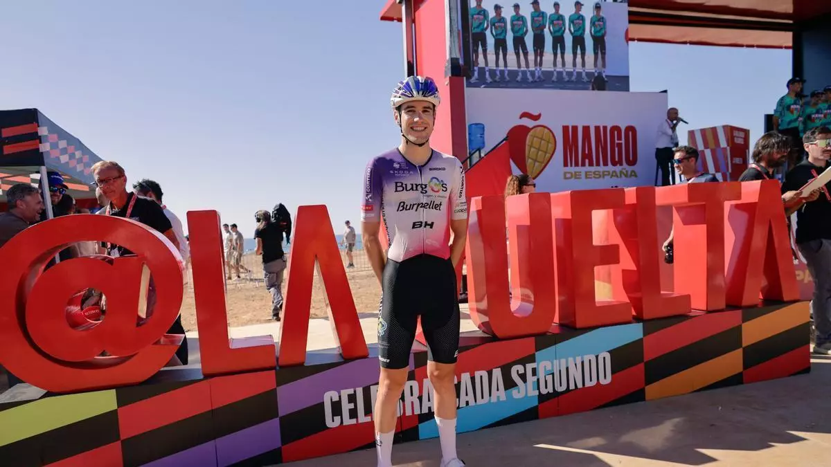 El asturiano Sinuhé Fernández, el más combativo de la Vuelta Ciclista a España: "Me he dado buenas palizas pero he disfrutado de estar adelante"