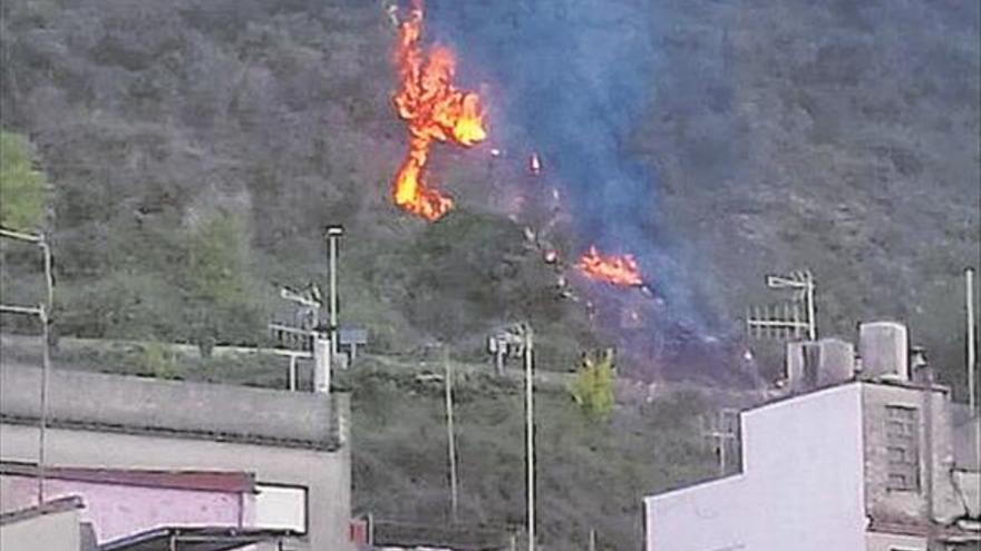 Primer conato de incendio forestal en Eslida a las puertas del verano