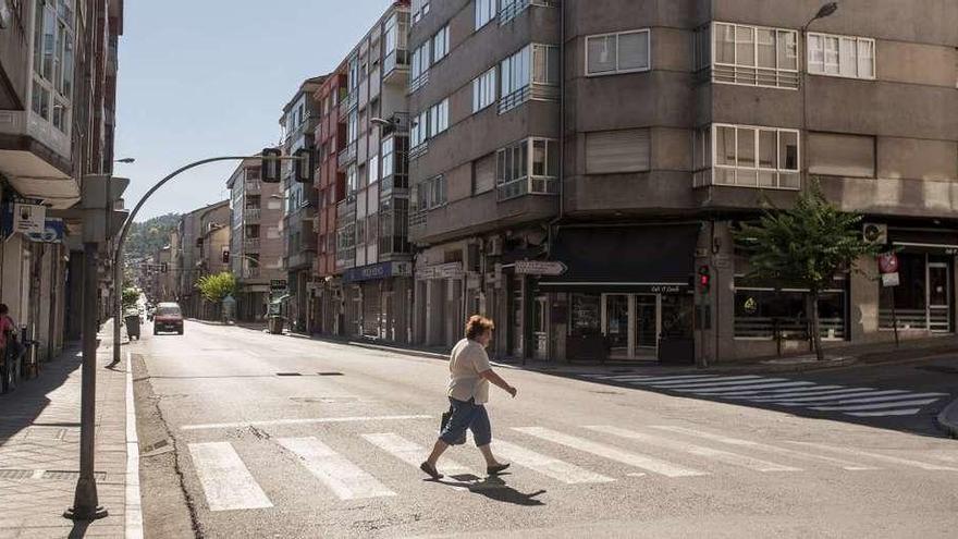 Estado de parte de la calle Marcelo Macías en la que se va actuar de forma integral. // Brais Lorenzo