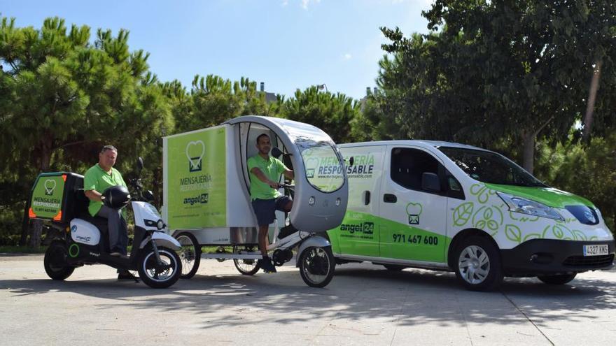 Cuentan con una flota de vehículos, bicicletas, motos y furgonetas eléctricas.