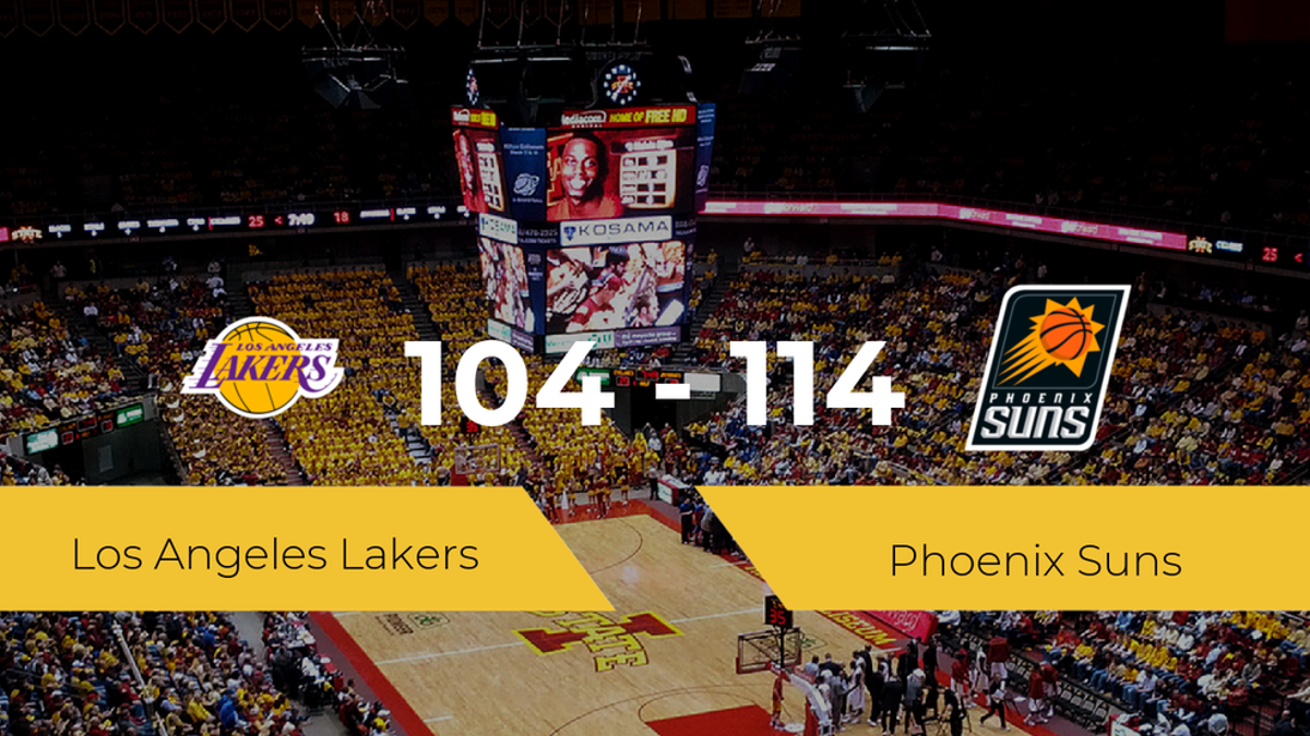 Phoenix Suns logra la victoria frente a Los Angeles Lakers por 104-114