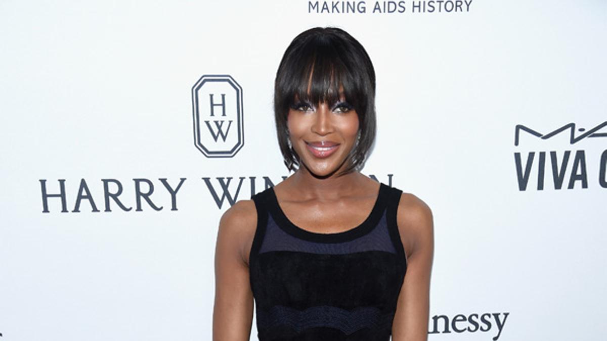 Naomi Campbell en la gala amfAR en su honor