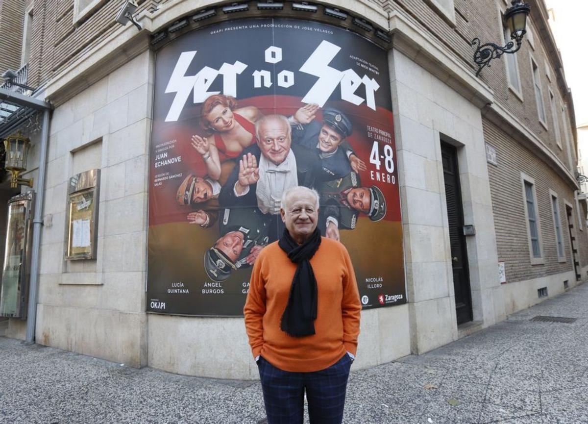 Juan Echanove, la pasada semana en la presentación de ‘Ser o no ser’.