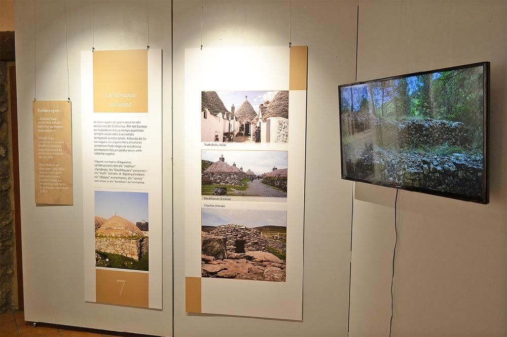 Exposició a Súria de construccions en pedra seca