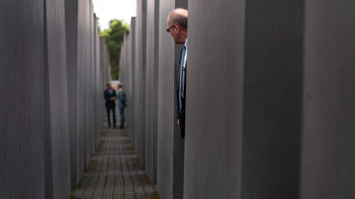 Memorial del holocausto judío en Berlín.