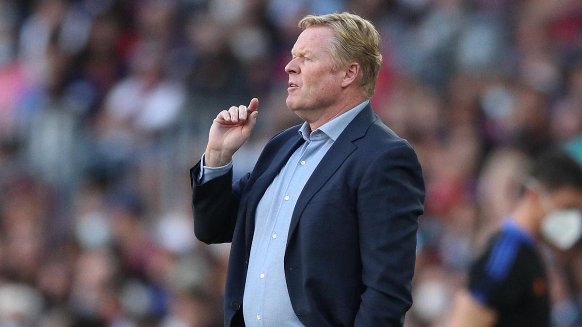 Koeman, en el Camp Nou