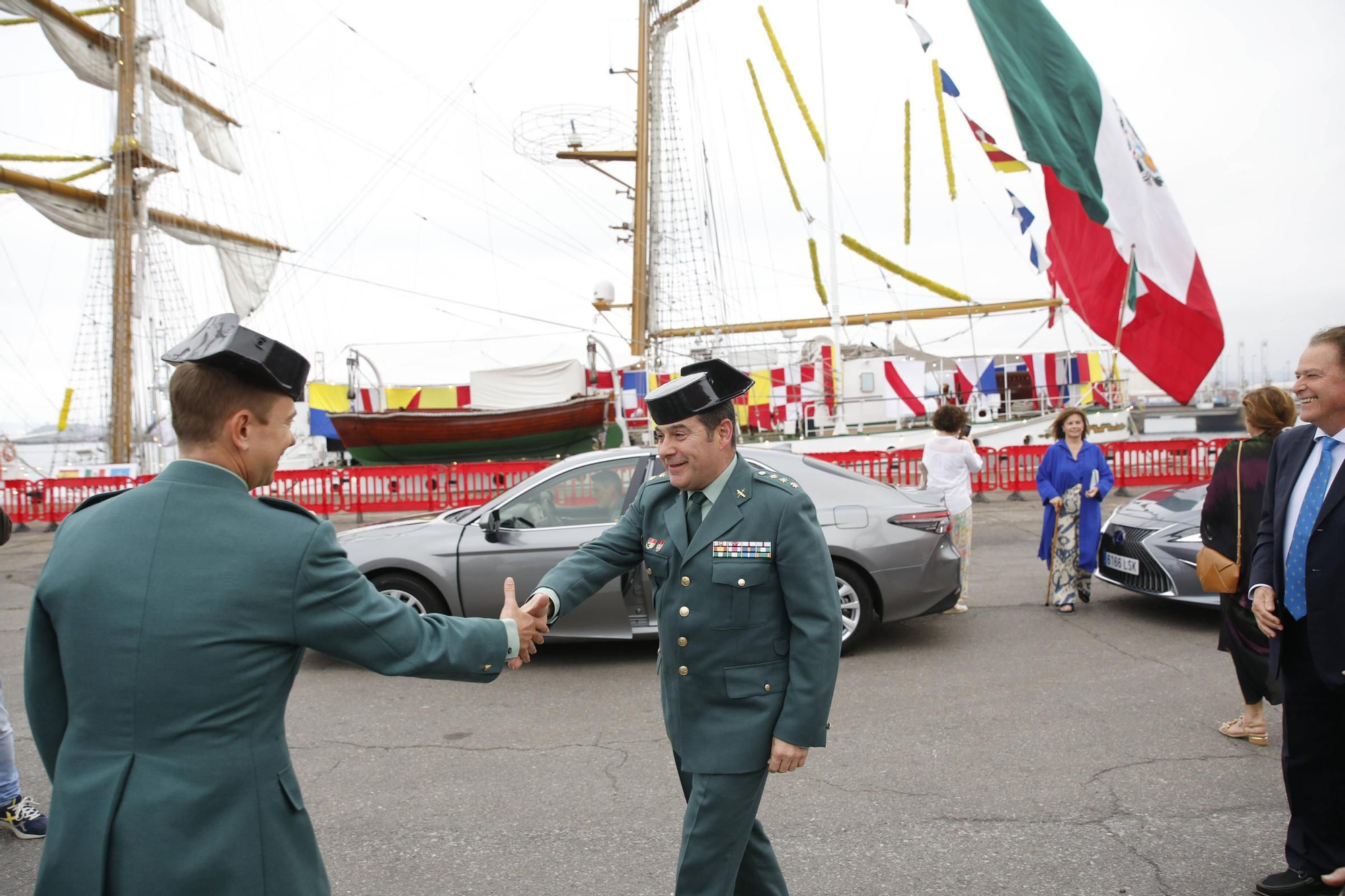 En imágenes: Así es el «Cuauhtémoc», el imponente barco de México que acaba de llegar a Gijón